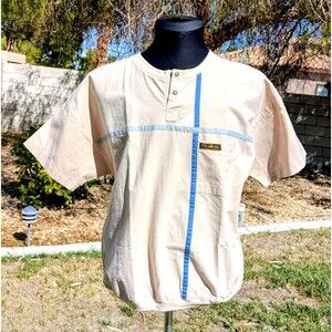 VTG 1980's Graphic Gallop Men's Relaxed Large Cotton S/S Pullover Top Shirt EUC